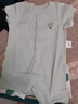 童泰（TONGTAI）嬰兒短袖連體衣夏季純棉薄款新生兒哈衣爬服寶寶衣服提花綠色80cm 曬單實拍圖
