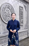 恒源祥2025新款媽媽秋裝毛衣中年女洋氣連衣裙中老年秋冬款中長(cháng)款打底裙 藏藍色 L 建議105-115斤 曬單實(shí)拍圖