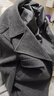 皮爾卡丹（pierre cardin）2025秋冬新款毛呢大衣女短款氣質高級感外套小個子大碼中年媽媽 B1779-碳灰色 2XL 【建議125-140斤】 曬單實拍圖