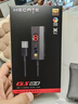 漫步者（EDIFIER）戰擎有線(xiàn)游戲耳機入耳式HiFi級掛耳高音質(zhì)手機音樂(lè )吃雞三角洲電競專(zhuān)用帶麥聽(tīng)聲辨位3.5MM接口GM550 黑色+聲卡【電腦USB專(zhuān)用】 曬單實(shí)拍圖