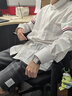 湯姆 布朗（THOM BROWNE）男士深灰色棉質(zhì)四條紋休閑短褲 MJQ159A 06772 035 曬單實(shí)拍圖