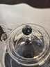 禾器·斑斕禾器山雅壺新品木把高硼硅玻璃耐熱家用高檔茶具蒸煮一體和器茶壺 山雅壺-透明- 1100ml 曬單實(shí)拍圖