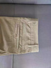 花花公子（PLAYBOY）100%純棉春秋季新款中年男士寬松直筒高腰男士休閑褲爸爸裝男 卡其色【薄款】 32 曬單實(shí)拍圖