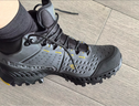 LA SPORTIVA防水透氣皮面登山鞋男防滑減震快速行進(jìn)徒步鞋PYRAMID 碳灰/黃 43 曬單實(shí)拍圖