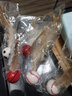 柒哦貓玩具彈力球自嗨解悶神器逗貓棒貓咪玩具球帶羽毛貓消耗體力用品 羽毛彈力球6個(gè)裝 曬單實(shí)拍圖