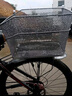 一和自行車(chē)后車(chē)筐單車(chē)后座架置物籃子山地車(chē)后貨架筐折疊車(chē)書(shū)包架車(chē)簍 后置網(wǎng)格車(chē)筐【超大號】 曬單實(shí)拍圖