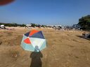 迪卡儂防曬沙灘帳篷小型簡(jiǎn)易便攜遮陽(yáng)海邊度假釣魚(yú)青磚色遮陽(yáng)傘-4104414 曬單實(shí)拍圖