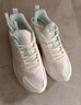 安踏漫步丨跳繩女鞋跑鞋休閑鞋減震跑步鞋女 象牙白/泡沫綠-1 38 曬單實(shí)拍圖