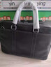 歌洛茲德（Gelozid）真頭層牛皮男包商務(wù)手拿休閑大容量公文包簡(jiǎn)約單肩斜挎男士手提包 黑色 38.5*6.5*28cm 曬單實(shí)拍圖