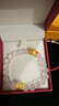 碩萬(wàn)鑫999足金KT貓HelloKitty手鏈吊墜硬金轉運珠5D黃金皇冠蝴蝶結手串 款式26蝴蝶結重約0.6-0.7克送調節繩 曬單實(shí)拍圖