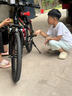鳳凰（Phoenix）兒童自行車山地車男女學(xué)生腳踏車6-15歲童車 霸道 黑紅色 22寸 曬單實(shí)拍圖