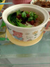 居宴陶瓷泡面碗帶蓋宿舍學(xué)生泡面杯帶手柄食堂打飯碗微波爐個(gè)人專(zhuān)用碗 雛菊小熊泡面碗【送勺子】 曬單實(shí)拍圖