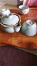 漢唐青瓷蓋碗茶杯防燙過(guò)濾泡茶碗景德鎮手抓壺功夫茶具開(kāi)片可養禮盒裝 清心蓋碗+2個(gè)靜思杯 曬單實(shí)拍圖