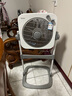 美的（Midea）電風(fēng)扇 鴻運(yùn)扇家用升降式轉(zhuǎn)頁扇宿舍辦公室風(fēng)扇定時(shí)五葉輕音節(jié)能電扇臥室客廳落地扇 KYT30-23SJ 曬單實(shí)拍圖