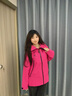 鴨鴨（YAYA）王一博同款冰殼沖鋒衣羽絨服女冬新款戶(hù)外三合一登山服男士外套 蘋(píng)果綠色 【男女同款|四季款/兩件套】 L (175) 130-150斤 曬單實(shí)拍圖
