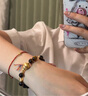 曼卡龍黃金轉(zhuǎn)運珠吊墜本草系列生姜吊墜手串手鏈定價送女友禮物 快樂人生手串 曬單實拍圖