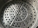 美的（Midea）電蒸鍋 電炒鍋電煮鍋電火鍋多功能鍋家用蒸煮炒一體電鍋蒸蛋器24.1L多用途鍋全鋼0涂層MZ-ZGC36G02 曬單實拍圖