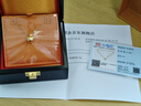 老鋪黃金古法手工足金項(xiàng)鏈·六字真言金珠鎖骨鏈 金重約8.2g 曬單實(shí)拍圖