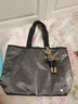 LeSportsac樂(lè )播詩(shī)新款金屬系列時(shí)尚大容量托特包通勤包包女包新年禮物 流光錫灰 曬單實(shí)拍圖