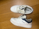 361°板鞋男鞋新款秋季透氣空軍一號小白鞋男厚底百搭休閑運動(dòng)鞋子男 羽毛白/懷舊藍 41 曬單實(shí)拍圖
