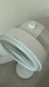 美的（Midea）【暴風(fēng)循環(huán)】空氣循環(huán)扇大風(fēng)量搖頭電風(fēng)扇家用臺式落地扇輕音臥室節能小風(fēng)扇柔風(fēng)輕羽扇 FGA24TQ 曬單實(shí)拍圖