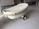 AULDEY奧迪雙鉆新款兒童扭扭車(chē)帶拖斗男女寶寶溜溜玩具車(chē)搖擺車(chē)帶推桿 拿鐵咖閃光靜音輪帶拖斗高配款 曬單實(shí)拍圖