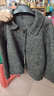 羅蒙品牌雙面羊絨大衣外套女 2025秋冬新款小個(gè)子牛角呢子外套女 炭黑色 M (125-150斤) 曬單實(shí)拍圖