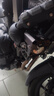 摩多狼（MOTOWOLF）摩托車(chē)護杠保護膠套加裝防撞塊保險杠防摔通用緩沖膠墊 黑色圓球款[適合直徑25mm] 曬單實(shí)拍圖