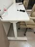 樂(lè )歌電動(dòng)智能升降電腦桌雙電機家用臥室學(xué)生書(shū)桌雙人學(xué)習桌創(chuàng  )作者E5N 【環(huán)保板】白腿+白色桌板 1.2*0.6米桌板 曬單實(shí)拍圖