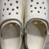 名創(chuàng  )優(yōu)品（MINISO）洞洞鞋男女夏季外穿沙灘涼鞋防滑厚底踩屎感包頭涼拖鞋骨白42-43 曬單實(shí)拍圖