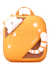 CREATURE HABITS幼兒園書(shū)包大班男孩輕便雙肩包大容量?jì)和瘯?shū)包3-6歲女孩生日禮物 頑皮貓-橙色 3-8歲幼兒/小學(xué)1-3年級 曬單實(shí)拍圖