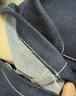 森馬（Semir）牛仔褲女冬季寬松分割抓毛拖地褲2025新款酷颯風(fēng)顯腿長(cháng)彎刀褲 原色牛仔98101 M 曬單實(shí)拍圖