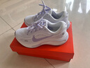 耐克（NIKE）JOURNEY RUN女子公路專(zhuān)業(yè)跑步鞋秋季緩震反光運動(dòng)FJ7765 113白/繡球花紫/淺紫晶/黑 35.5 曬單實(shí)拍圖