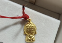 周生生黃金吊墜佛有緣阿彌陀佛生肖狗生肖豬 生生有禮掛墜89237P計價(jià) 2.34克(含工費100元) 曬單實(shí)拍圖