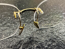 古馳（GUCCI）新款眼鏡框斯文男款金屬無(wú)框可配度數近視鏡架女節日禮物 GG1806O 002 曬單實(shí)拍圖