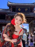CARNEGIE&KEITH披肩女2025新款旅游披肩保暖外搭空調(diào)房高級感生日禮物送老婆女友 波西米亞紅【高級感禮盒裝】七夕禮物送老婆 曬單實(shí)拍圖