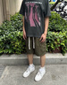 nasawassup官方聯(lián)名工裝短褲男潮流美式寬松五分褲休閑褲夏季褲子男生直 卡其色DK33-HMFS L 【建議100斤-120斤】 曬單實(shí)拍圖