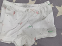 好孩子（gb）兒童內(nèi)褲女 母嬰A類女孩純棉內(nèi)褲 5A抗菌平角內(nèi)褲女-3條裝本白 曬單實拍圖