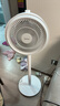 美的（Midea）【暴風(fēng)循環(huán)】空氣循環(huán)扇大風(fēng)量搖頭電風(fēng)扇家用臺式落地扇輕音臥室節能小風(fēng)扇柔風(fēng)輕羽扇 FGA24TQ 曬單實(shí)拍圖