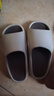 奈七諾拖鞋男款夏季室內家用潮流時(shí)尚家居厚底籃球運動(dòng)外穿涼拖鞋男士 卡其色 42-43 曬單實(shí)拍圖