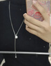 DAISY DREAM可調節珍珠項鏈女小眾設計高級感秋冬毛衣鏈長(cháng)款流蘇吊墜新款頸鏈 珍珠流蘇項鏈 曬單實(shí)拍圖