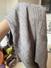 皮爾卡丹（pierre cardin）2024早春新款V領(lǐng)系扣針織開(kāi)衫馬甲女氣質(zhì)疊穿坎肩麻花氣質(zhì)灰外搭 灰色 M 曬單實(shí)拍圖