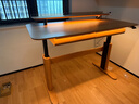 小半家具電動(dòng)升降桌實(shí)木書(shū)桌家用北歐櫻桃木臥室書(shū)桌電腦學(xué)習桌工作臺 UP書(shū)桌1.5米(含置物架) 曬單實(shí)拍圖