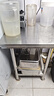 星都不銹鋼工作臺拆裝廚房商用打荷切菜桌操作臺雙層60*60*80cm 曬單實(shí)拍圖