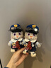 Disney迪士尼狐尼克朱迪掛件衣服公仔10cm娃衣鑰匙扣玩偶圍巾頭飾著替 護(hù)目鏡+尼克制服套裝+尼克掛件 不含娃，尼克狐掛件適用 曬單實(shí)拍圖