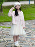 G.DUCKKIDS小黃鴨女童連衣裙秋裝2025新款洋氣兒童小香風(fēng)公主裙外套女孩裙子 粉色 120 建議5~6歲【110-120cm】cm 曬單實(shí)拍圖