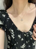 米蔓（MIMORE）S925銀玉髓貓頭項鏈女輕奢小眾2025新款鎖骨鏈女生生日禮物送閨蜜 曬單實(shí)拍圖