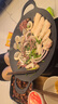 北鼎（Buydeem）烤肉盤(pán)牛排煎蛋神器鐵板燒卡式爐炭火戶(hù)外36cm不粘烤肉鍋 曬單實(shí)拍圖