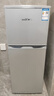 新飛（Frestec）118升雙門兩門家用小型電冰箱迷你宿舍租房二門冰箱節(jié)能環(huán)保（鈦空銀）BCD-118L2D 曬單實(shí)拍圖