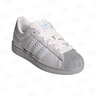 阿迪達斯 （adidas）三葉草女鞋板鞋 秋季新品時尚潮流貝殼頭休閑鞋低幫小白鞋運動鞋 JQ8729/淺灰色/亮白色/灰石綠 38.5 (235mm) 曬單實拍圖